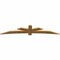 Ekena Millwork Alberta Rough Sawn Timber Gable Bracket, Western Red Cedar, 108"W x 22"H x 2"D x 6"F, 5/12 Pitch GBW108X22X0206ALB00RWR - alternate 4